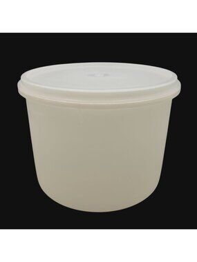 Tupperware Classic Round Sheer Canister With Lid Model 264-3 Vintage